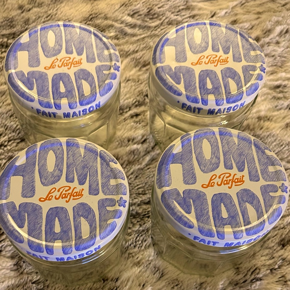 New set of 4 beautiful jars